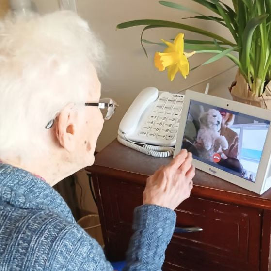 Paige™ Video Communication Frame: Simple, Secure Video Calling for Seniors and Individuals with Hearing Loss