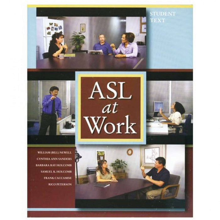 DawnSignPress ASL at Work - Teacher Manual with CD ROM Books 