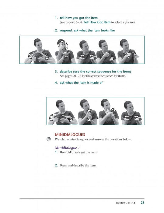DawnSignPress Signing Naturally ASL Units 7-12 Student Set Books 