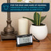 Serene Innovations Vibrating Travel Alarm Clock with Flashlight and Pillow Clip VA-2001 Alarm Clock 