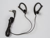 Black SuperEar Replacement Hook-Style Stereo Earbuds LC-EB  on a light grey background. 