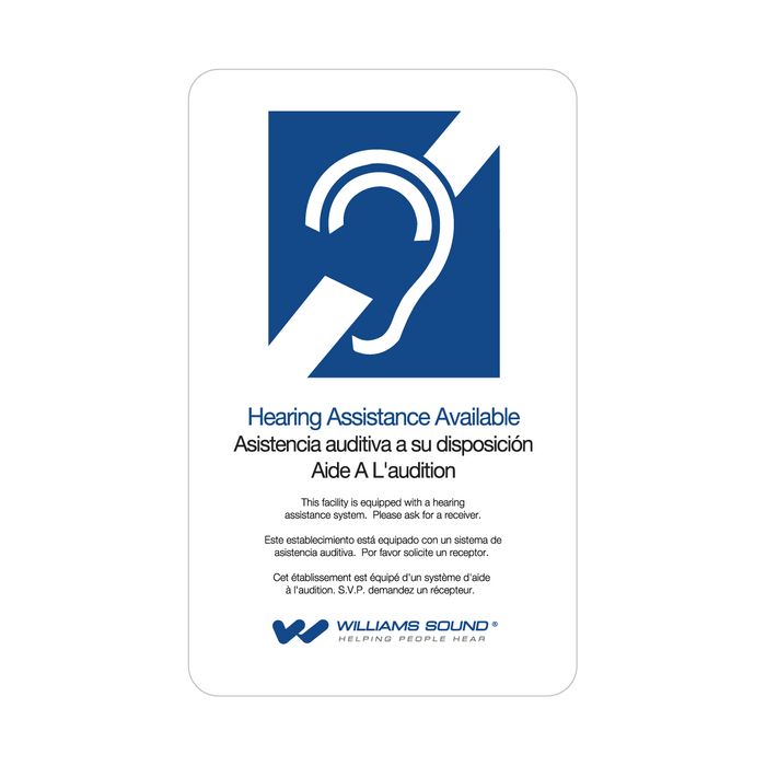 Williams Sound FM ADA KIT 37 Assistive Listening Kit – Alkaline Battery FM Transmitters 