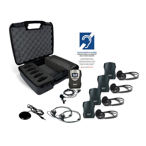 Williams Sound FM ADA KIT 37 Assistive Listening Kit – Alkaline Battery FM Transmitters 