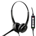 Clarity AH300 Amplified USB Headset with inline volume control and mute. 